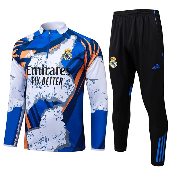 Sweatshirt Real Madrid 2025-26 Bleu Blanc